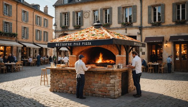 Dégustez des pizzas artisanales au kiosque à Gond-Pontouvre